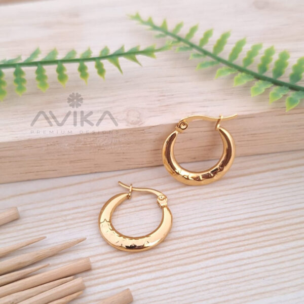Rose gold Hoops earrings