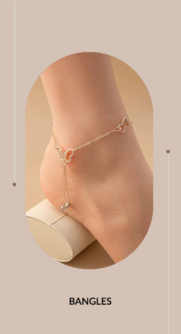 Rose gold Anklets in kerala