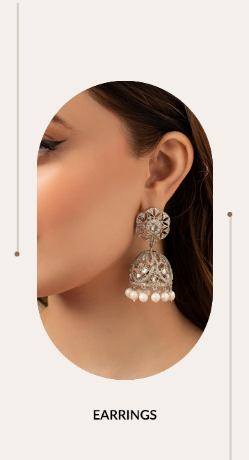 Rose gold earrings in kerala