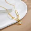 Gold-Plated-Anti-Tarnish-Heart-Pendant-Necklace-online