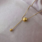 Gold-Plated-Anti-Tarnish-Spherical-Pendant-Necklace-kerala