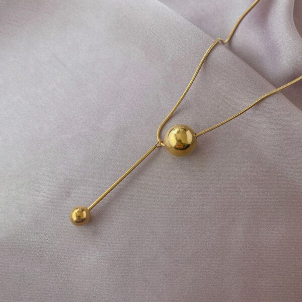 Gold-Plated-Anti-Tarnish-Spherical-Pendant-Necklace-kerala