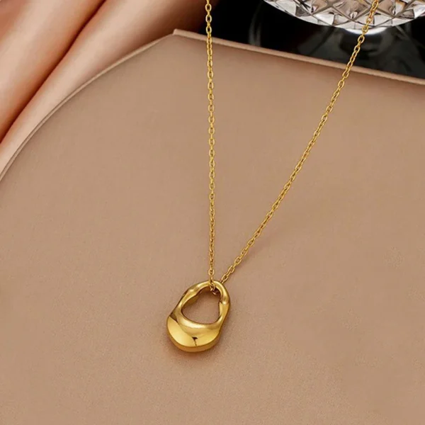 Gold-Plated-Anti-Tarnish-Stainless-Steel-Contemporary-Pendant
