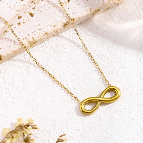 Gold-Plated-Anti-Tarnish-Stainless-Steel-Infinity-Pendant-Necklace