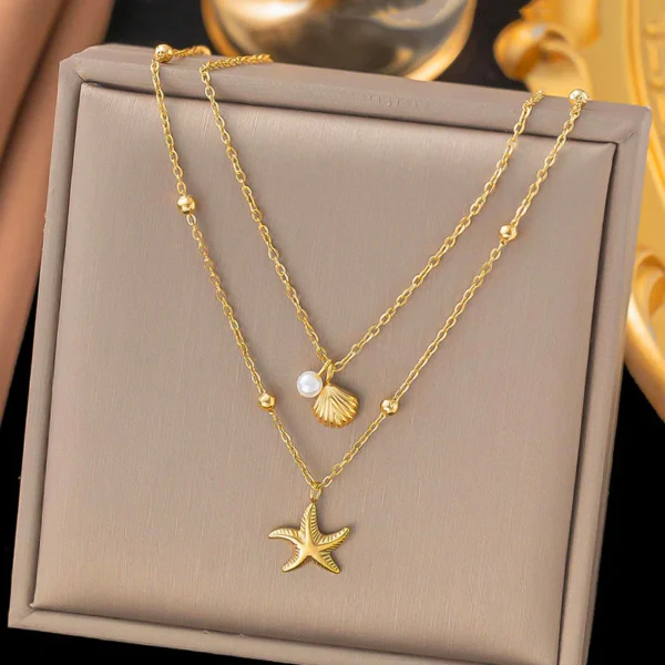 Anti-Tarnish-Stainless-Steel-Star-Necklace
