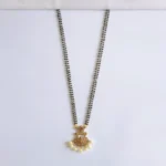 Lakshmi-Mangalsutra-Double-Strand-Black-Bead-Chain