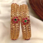 Non-Idol-Ruby-and-Emerald-Green-Stone-Traditional-Bangles