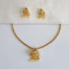 Traditional-Elephant-Design-Zircon-Necklace-Set