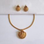 Traditional-South-Indian-Lakshmi-Pendant-Necklace-Set