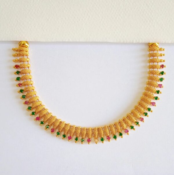 Exclusive Traditional AD Stones Necklace for Marriage – Premium Imitation Jewellery Kerala