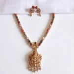 Imitation Jewellery Online Under 500 INR – Navarathna Lakshmi Temple Necklace Set