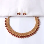 Kerala-Traditional-Palakka-Necklace-with-Matching-Earrings