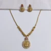 Lakshmi Motif Pendant Necklace Set | Imitation Jewellery Kerala