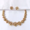 Premium-AD-Stones-Floral-Necklace-with-Matching-Earrings