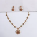 Premium-American-Diamond-Stones-Floral-Necklace-Set