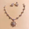 Kiran Mala Cubic Zirconia Necklace Set | Imitation Jewellery Kerala