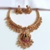 Temple Peacock Pendant Necklace Set | Imitation Jewellery Kerala