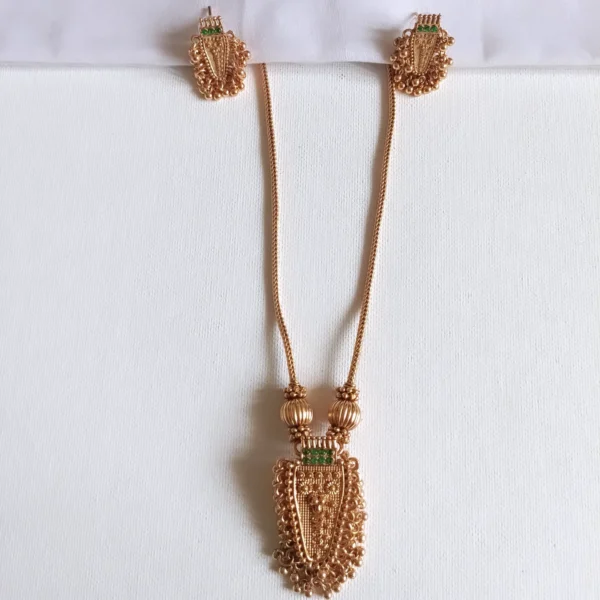 Kerala Style Nettipattam Necklace Set