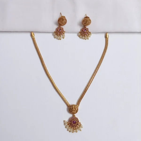 Lakshmi Devi Temple Necklace
