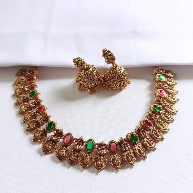 Lakshmi Kasula Necklace Set