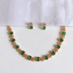 Sufi Stones Floral Necklace Set