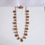 Antique Kempu Kaasu Long Necklace Set