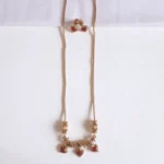 kerala palakka pendant necklace with earrings