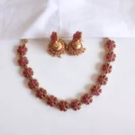 Ruby Floral Choker Set