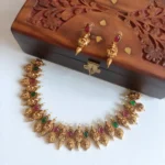 Lakshmi Coin Kemp Stone Choker Set