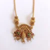 Traditional-Antique-Temple-Mayura-Long-Necklace-with-Jhumka-Earrings