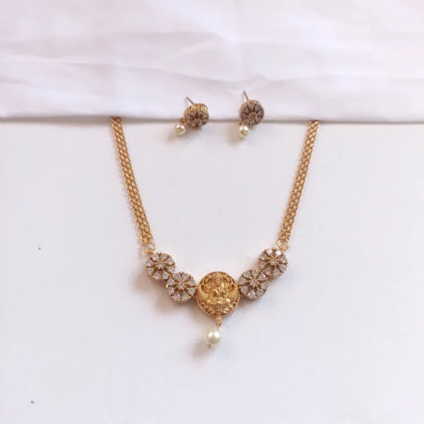 Lakshmi Coin Choker Necklace Set