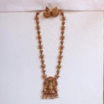 Traditional Indian Temple Design Venkateswara Long Haaram Set