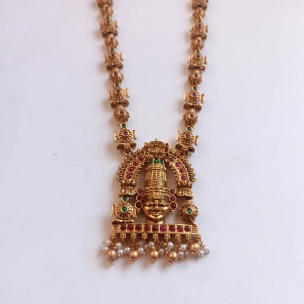 Traditional-Indian-Temple-Design-Venkateswara-Long-Haaram-Set