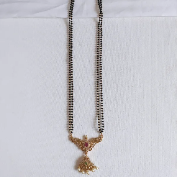 AD Stone Double Layer Mangalsutra