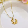 Crescent Moon Pendant Necklace