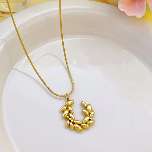 Crescent Moon Pendant Necklace