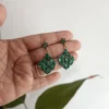 Budget-Friendly-Chandelier-Earrings-Featuring-Green-Teardrop-Shaped-Stones