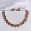 CZ Tilak Stone Temple Necklace Set
