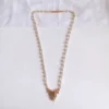 Floral Pearl Mope Necklace Set