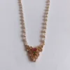 Floral Pearl Mope Necklace Set