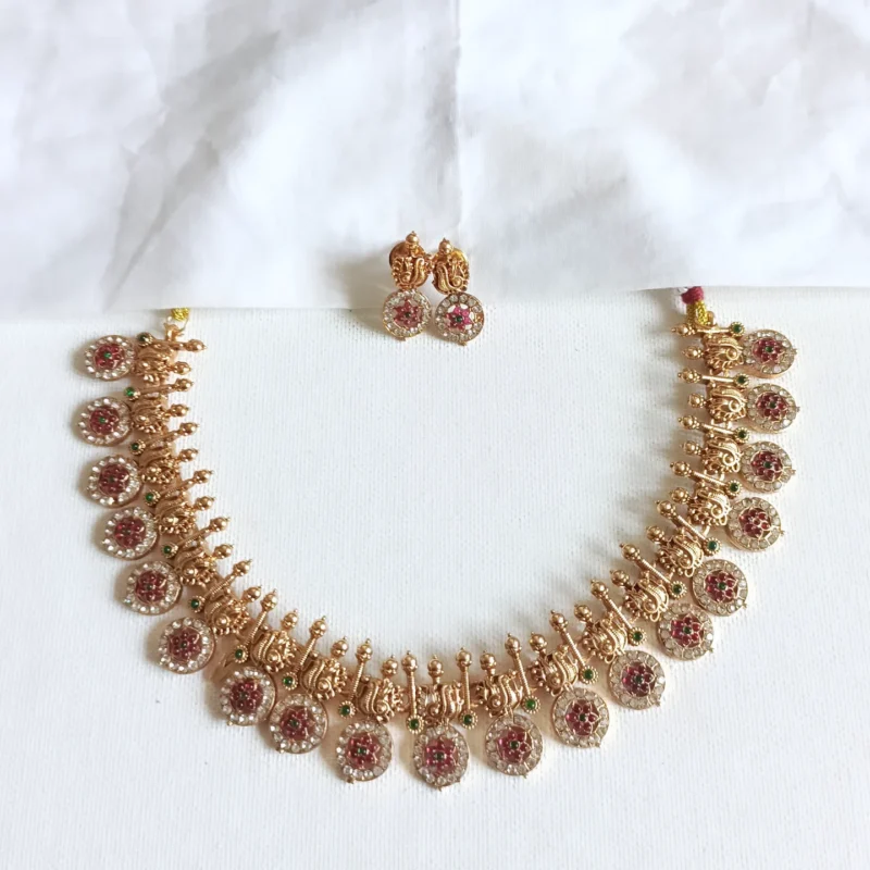 Annapakshi Multicolour Necklace Set