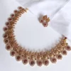 Traditional-Beautiful-Annapakshi-Multicolour-Stones-Necklace-Set-Imitation-Jewellery-Kerala