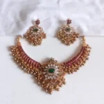 Temple Guttapusalu Necklace Set