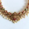 Traditional-Temple-Jewellery-Lakshmi-Pendant-Peacock-Motifs-Necklace-Set