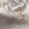Snake Chain Design Anklets