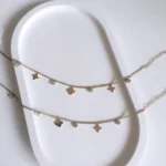 Anti Tarnish Clover Charm Anklet