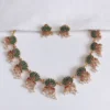Lotus Charm Necklace Set
