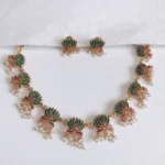 Lotus Charm Necklace Set