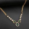 Pear Shaped Crystal Necklace Set