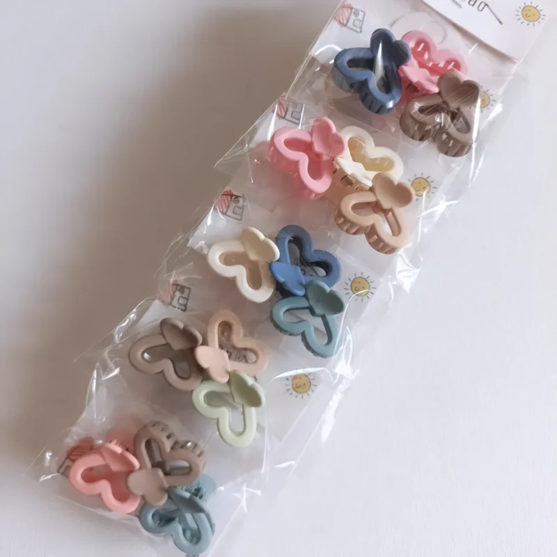 Korean Heart Shaped Hair Claw Clip